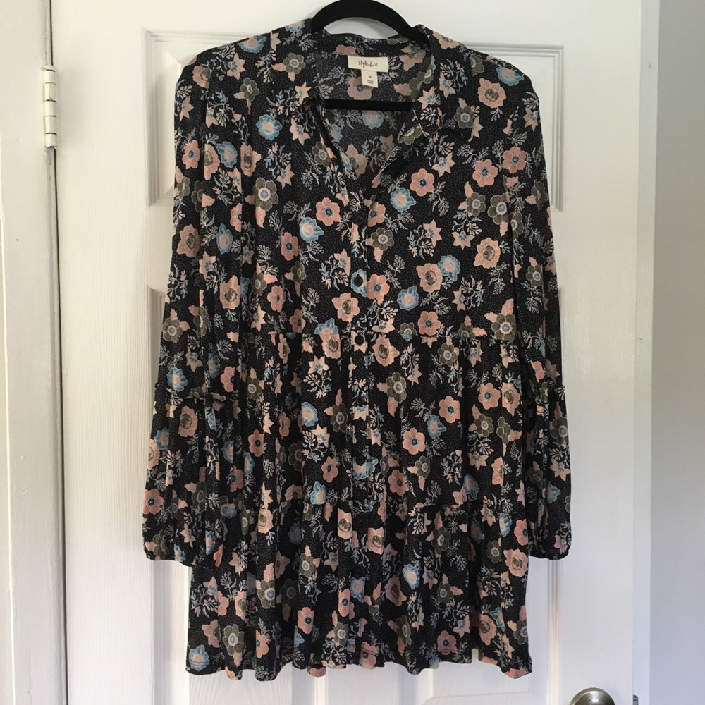 Flowery Blouse
